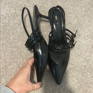 Zara Black Women's Heels